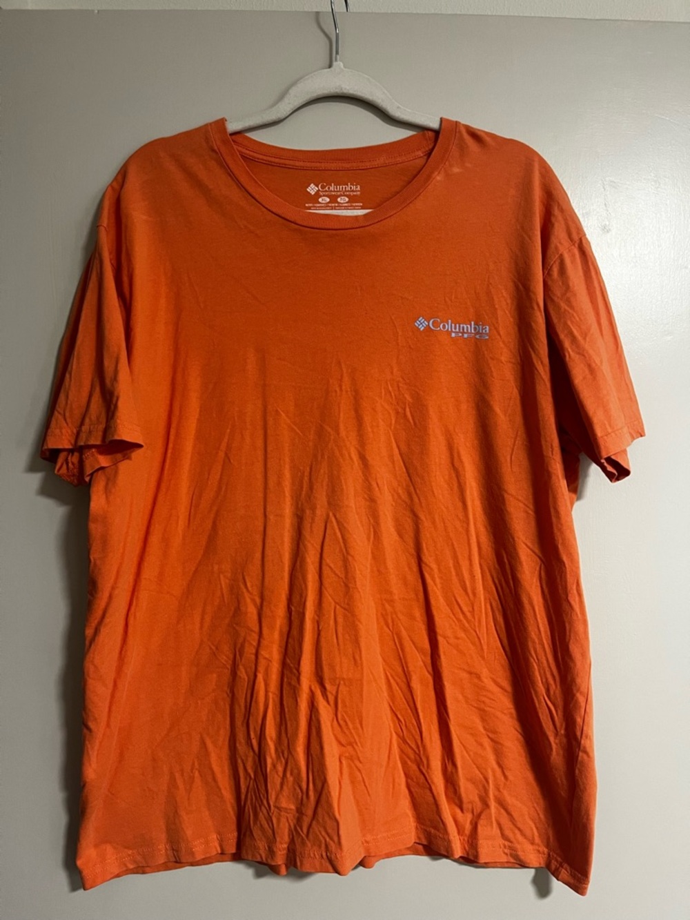 Columbia Orange Short-Sleeve Logo Tee